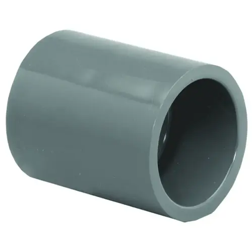 829015BC Pipe Coupling, 1-1/2 in, Slip, PVC, SCH 80 Schedule 829015BC Pipe Coupling, 1-1/2 in, Slip, PVC, SCH 80 Schedule