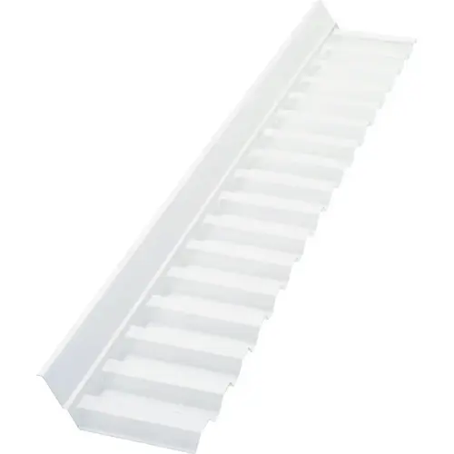 Side Wall Connector Flashing, 4 ft 2 in L, 8 in W, Plastic