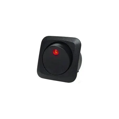 Rocker Switch, 25 A, 12 VDC, SPST, Black Rocker Switch, 25 A, 12 VDC, SPST, Black