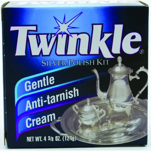 Silver Polish, 4.4 oz, Paste, Pleasant, Blue Silver Polish, 4.4 oz, Paste, Pleasant, Blue