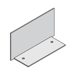 CRL-U.S. Aluminum EC175 End Dam for OS175 and OS175SG Window Wall Systems Mill - pack of 20