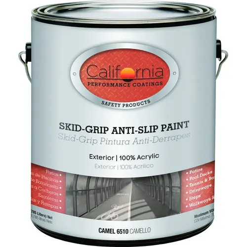 F06510-1 Anti-Slip Paint, Camel, 1 gal