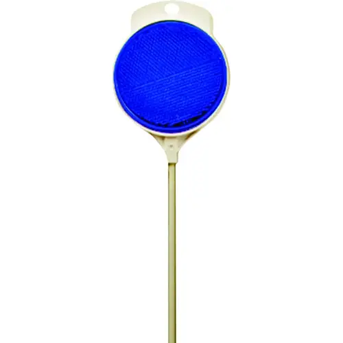Driveway Marker, Fiberglass Post, Blue Reflector