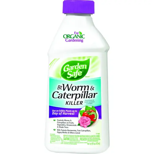 BT Worm and Caterpillar Killer, Liquid, 16 oz Tan BT Worm and Caterpillar Killer, Liquid, 16 oz Tan