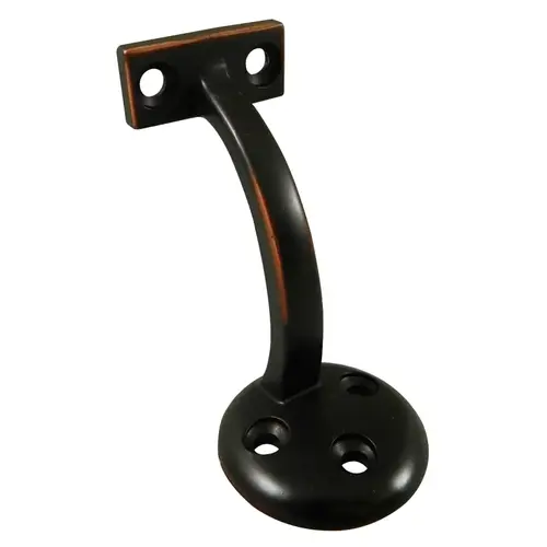 Long-Stem Handrail Bracket, Metal, Oil-Rubbed Bronze Long-Stem Handrail Bracket, Metal, Oil-Rubbed Bronze
