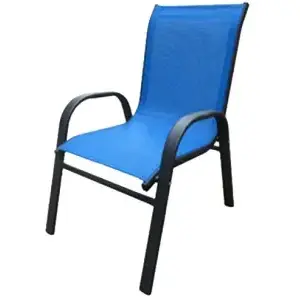 Seasonal Trends 50483 Kid's Stack Chair, 2 to 6 years, Bright Blue, 23.03 in OAH