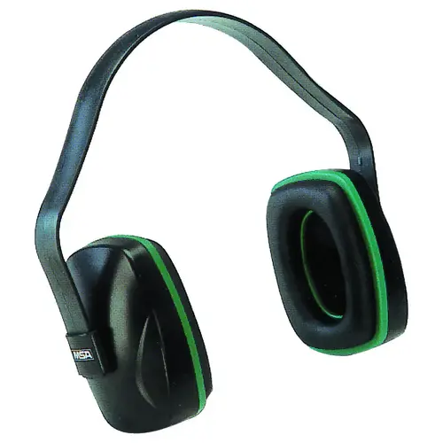 10004293 Ear Muffs, 22 dB NRR, Plastic, Black/Green 10004293 Ear Muffs, 22 dB NRR, Plastic, Black/Green