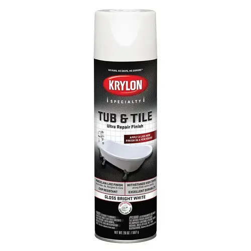 Repair Finish Spray, Gloss, White, 17 oz, Aerosol Can Repair Finish Spray, Gloss, White, 17 oz, Aerosol Can