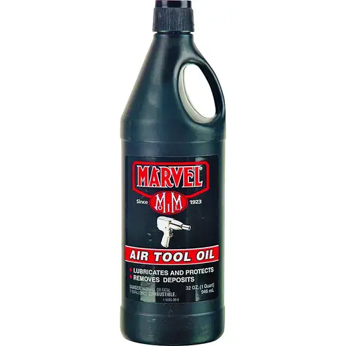 Air Tool Oil, 32 oz Bottle Red Air Tool Oil, 32 oz Bottle Red