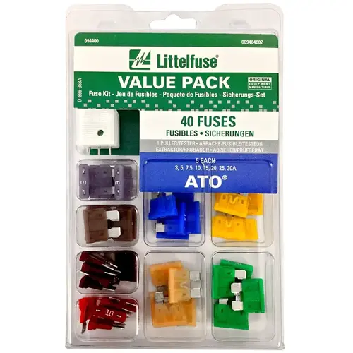 Fuse Kit, 32 VAC/VDC, 3 to 30 A - pack of 40