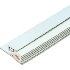 Climaloc CF20745 Door Jamb, 2 in W, Aluminum/Rubber White