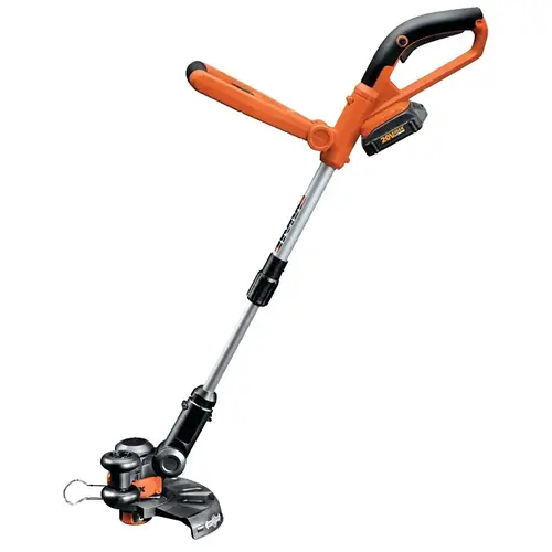 Cordless String Trimmer and Edger, 20 V, 0.065 in Dia Line