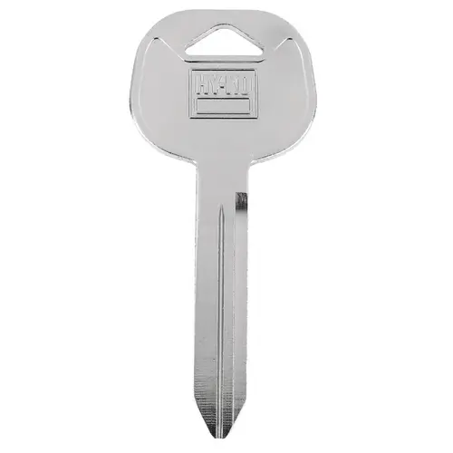 Key Blank, Brass, Nickel-Plated, For: Freightliner FTL1 Locks - pack of 10 Key Blank, Brass, Nickel-Plated, For: Freightliner FTL1 Locks - pack of 10