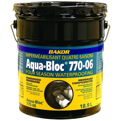 Waterproofing Membrane, Paste, 18.93 L Drum