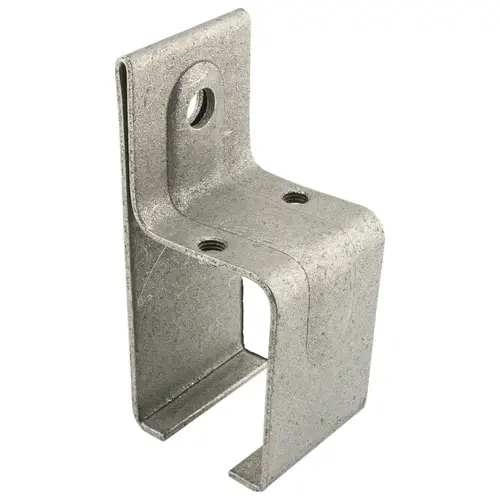 Single Galvanized Steel Box Rail Bracket - Wall Mount Single Galvanized Steel Box Rail Bracket - Wall Mount