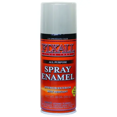 Spray Enamel Paint, Liquid, Clear, 12 oz, Aerosol Can Spray Enamel Paint, Liquid, Clear, 12 oz, Aerosol Can