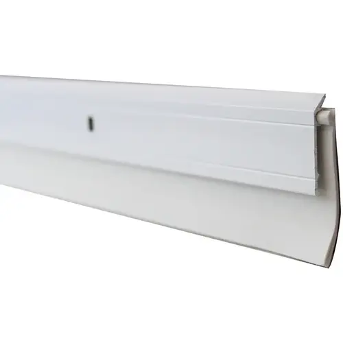 Door Sweep, 36 in L, Aluminum Flange, Vinyl Insert Door Sweep, 36 in L, Aluminum Flange, Vinyl Insert