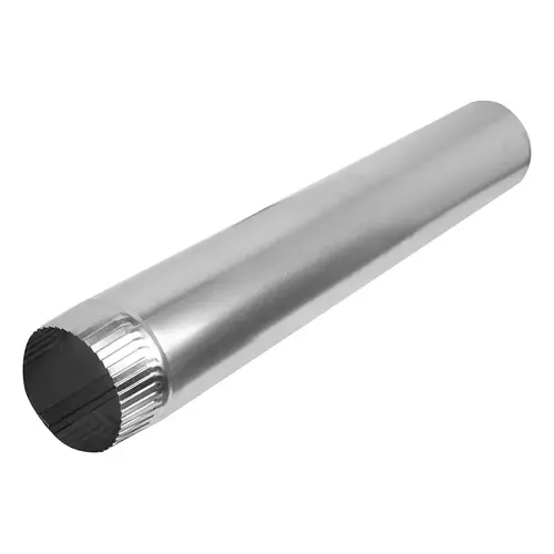 Snap Lock Pipe, 3 in Dia, 24 in L, 0.012 Gauge, Aluminum - pack of 40 Snap Lock Pipe, 3 in Dia, 24 in L, 0.012 Gauge, Aluminum - pack of 40