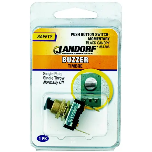 Switch, 3/6 A, 120/240 V, SPST, Screw Terminal Black Switch, 3/6 A, 120/240 V, SPST, Screw Terminal Black