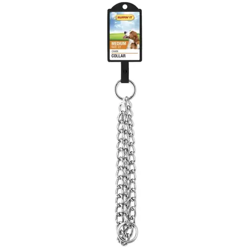 71224 Chain Dog Collar, 22 in L Collar, Metal Chrome 71224 Chain Dog Collar, 22 in L Collar, Metal Chrome