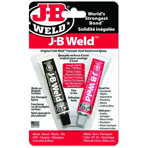 Epoxy, Dark Gray, Solid, 2 oz Twin Tube Epoxy, Dark Gray, Solid, 2 oz Twin Tube