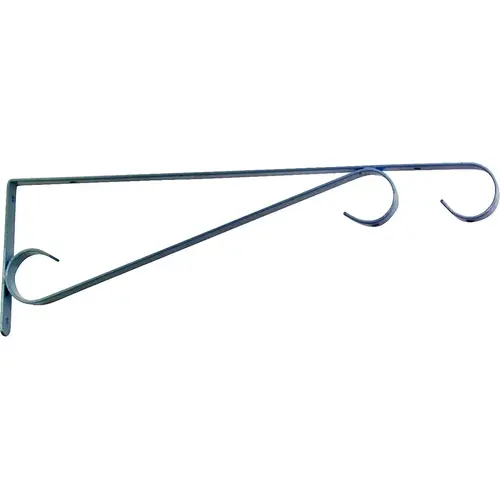 Hang Plant Bracket, 15-1/2 L, Steel, White, Wall Mount Mounting Hang Plant Bracket, 15-1/2 L, Steel, White, Wall Mount Mounting