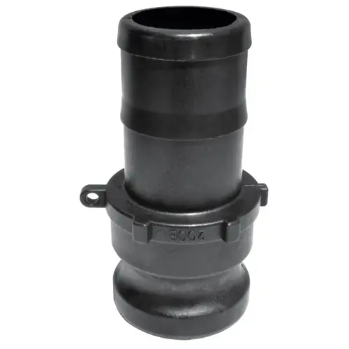 Cam Lever Coupling, 3 in, Male Adapter x Hose Shank, Polypropylene Cam Lever Coupling, 3 in, Male Adapter x Hose Shank, Polypropylene
