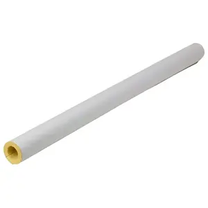 Frost King F12XAD F12X Tubular Pipe Cover, 3 ft L, Fiberglass, White, 1 in Pipe