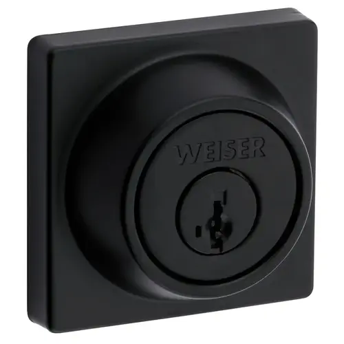 Elements Series Deadbolt, Grade 3 Grade, Keyed Key, Matte Black, 2-3/8, 2-3/4 in Backset Elements Series Deadbolt, Grade 3 Grade, Keyed Key, Matte Black, 2-3/8, 2-3/4 in Backset