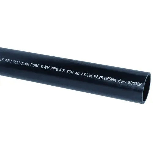 Cellular Core Pipe Plain, 3 in, 20 ft L, Black - 240" Stock Length Cellular Core Pipe Plain, 3 in, 20 ft L, Black - 240" Stock Length
