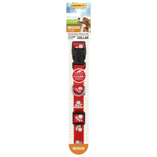 39242 Reflective Dog Collar, 14 to 20 in L Collar, 3/4 in W Collar, Nylon, Assorted - pack of 72 39242 Reflective Dog Collar, 14 to 20 in L Collar, 3/4 in W Collar, Nylon, Assorted - pack of 72