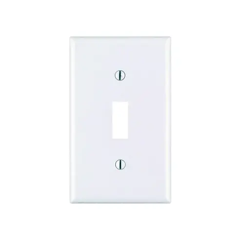 Wallplate, 4-1/2 in L, 2-3/4 in W, 1 -Gang, Thermoset, Light Almond, Smooth - pack of 10 Wallplate, 4-1/2 in L, 2-3/4 in W, 1 -Gang, Thermoset, Light Almond, Smooth - pack of 10