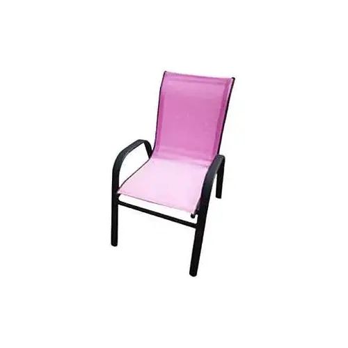Kiddy Stack Chair, 2 to 6 years, Bright Pink, 23.03 in OAH