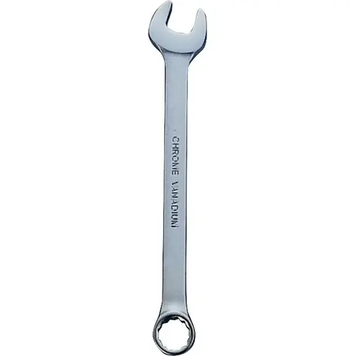 Combination Wrench, Metric, 13 mm Head, Chrome Vanadium Steel, Silver Combination Wrench, Metric, 13 mm Head, Chrome Vanadium Steel, Silver