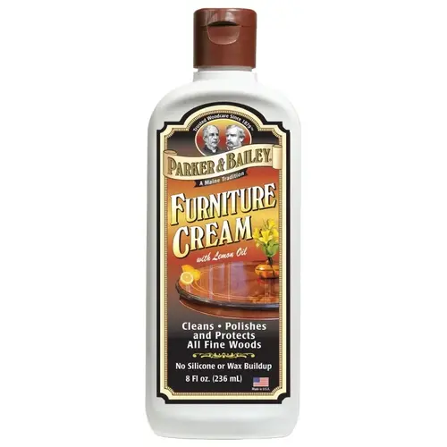 Furniture Cream, 8 oz, Brown, Creamy Liquid, Spice