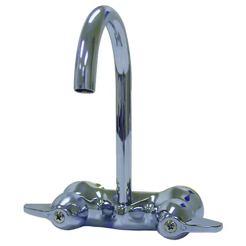 Bathroom Faucet, Chrome Plated, High Arc Spout Bathroom Faucet, Chrome Plated, High Arc Spout
