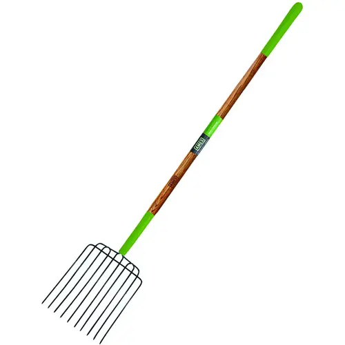 Manure/Bedding Fork, Steel Tine, Wood Handle, 61 in L Handle Manure/Bedding Fork, Steel Tine, Wood Handle, 61 in L Handle