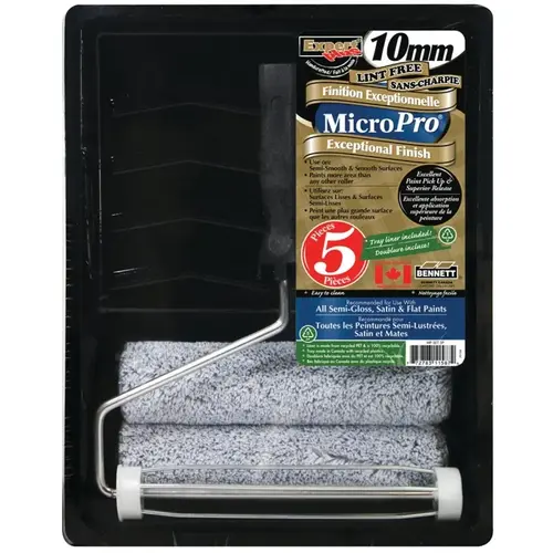 Roller Set, Semi-Smooth, Smooth Surface, 5-Piece