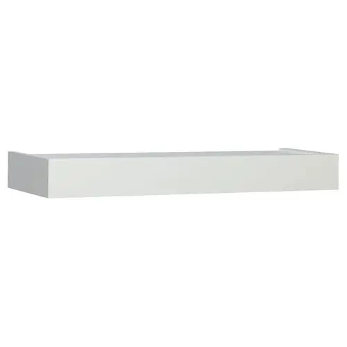 Floating Shelf, 50 lb, 1-Shelf, 8-1/2 in L, 24 in W, Wood White - pack of 2 Floating Shelf, 50 lb, 1-Shelf, 8-1/2 in L, 24 in W, Wood White - pack of 2