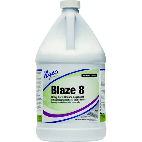 Cleaner and Degreaser, 128 oz, Liquid, Sassafras, Violet - pack of 4