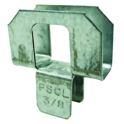 PSCL3/8 Panel Sheathing Clip, 20 Thick Material, Steel, Galvanized PSCL3/8 Panel Sheathing Clip, 20 Thick Material, Steel, Galvanized