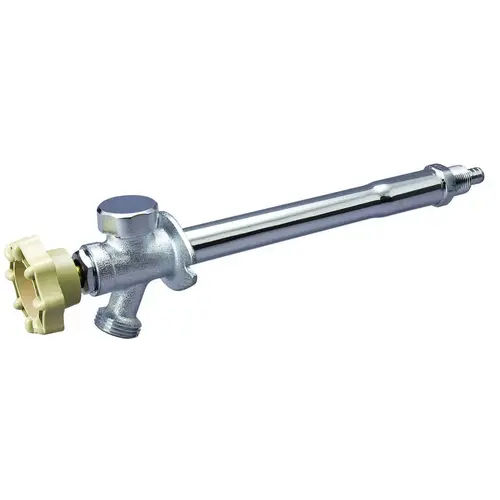 Anti-Siphon Frost-Free Sillcock Valve, 1/2 x 3/4 in Connection, MPT x Hose, 125 psi Pressure, Brass Body Chrome Anti-Siphon Frost-Free Sillcock Valve, 1/2 x 3/4 in Connection, MPT x Hose, 125 psi Pressure, Brass Body Chrome