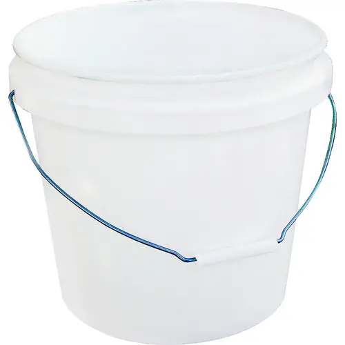 201215 Paint Bucket, 3.5 gal Capacity, Plastic, White 201215 Paint Bucket, 3.5 gal Capacity, Plastic, White