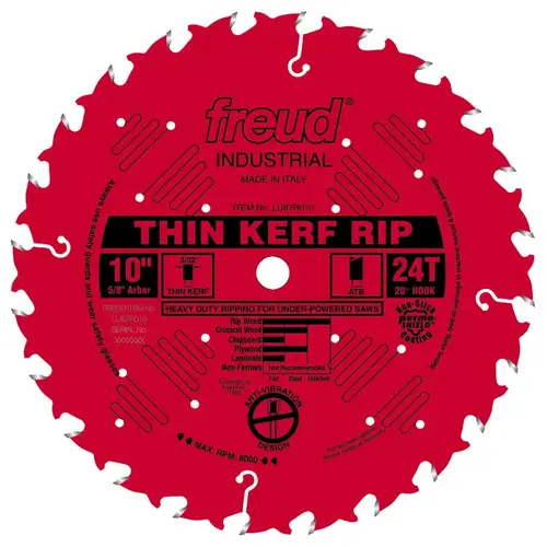 Circular Saw Blade, 10 in Dia, 5/8 in Arbor, 24-Teeth, Carbide Cutting Edge Perma-Shield Circular Saw Blade, 10 in Dia, 5/8 in Arbor, 24-Teeth, Carbide Cutting Edge Perma-Shield
