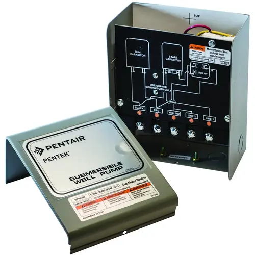 Pentek VIP Pro Series Control Box, 1-Phase, 330 V, 1 hp, 3-Wire, Conduit Knockout, NEMA 3R Enclosure