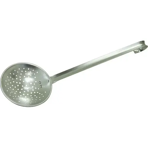 24 In. Aluminum Frying Skimmer Silver