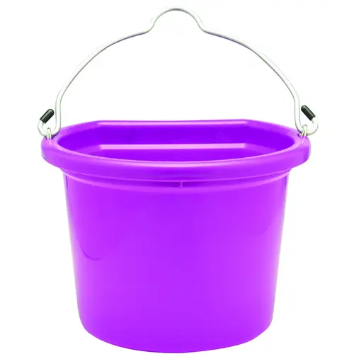 1302012 Bucket, 20 qt Volume, Polyethylene Resin, Pink