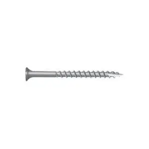 Camo 0348104S Deck Screw, #10 Thread, 1-5/8 in L, Bugle Head, Star Drive, Stainless Steel - pack of 350