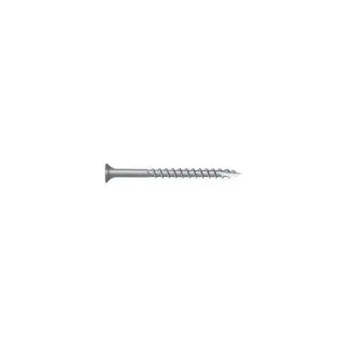 Deck Screw, #10 Thread, 1-5/8 in L, Bugle Head, Star Drive, Stainless Steel - pack of 350
