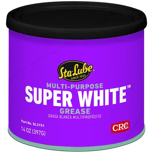 Super White Multi-Purpose Grease, 14 oz, Can - pack of 12 Super White Multi-Purpose Grease, 14 oz, Can - pack of 12